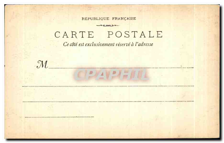 CPA Environs de Vichy Chateau de Bourbon Bussel — Verso