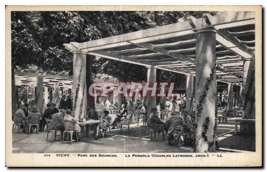 CPA Vichy Parc des Sources