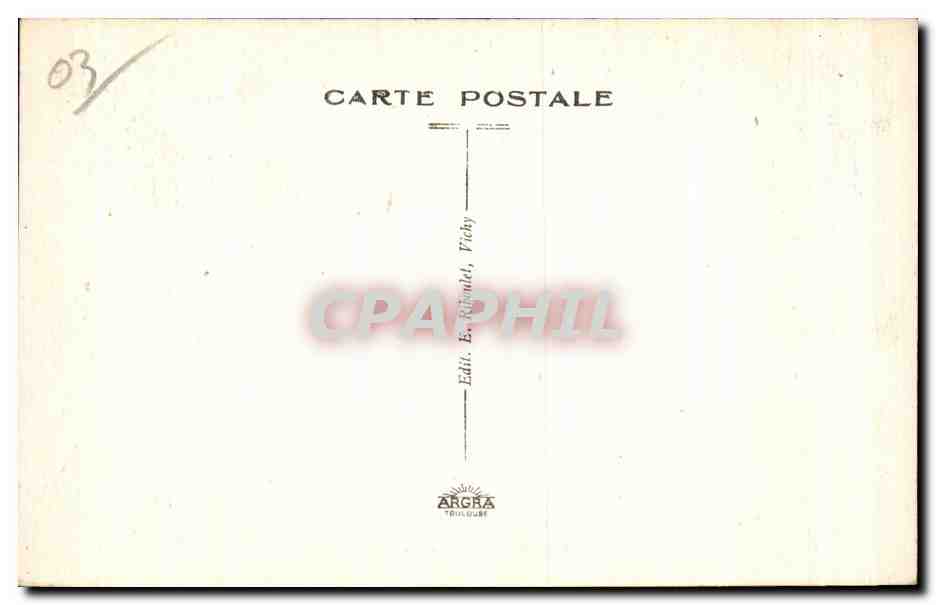 Vichy — La Rue de Paris — Éditeur E. Rändel, Vichy — Rückseite