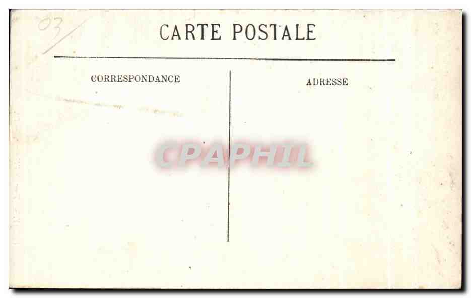 CPA Vichy Tour de l Horloge — Verso