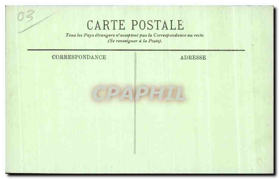 CPA Vichy Source Chomel Salle des Lotions — Rückseite