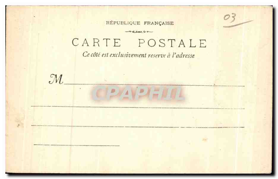 CPA Vichy Nouvelles Galeries Promenoirs — Rückseite