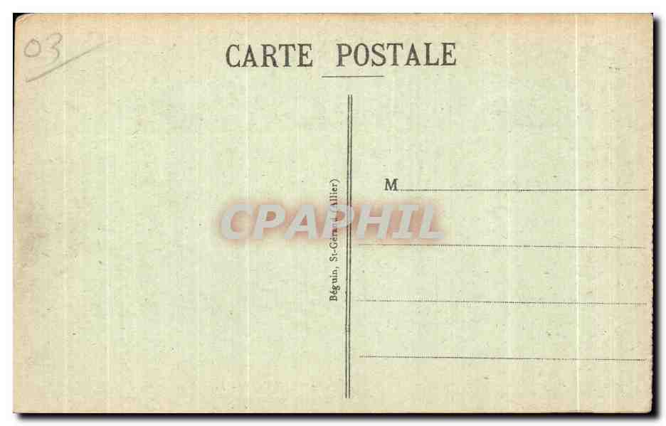 CPA Vichy Parc de la Source de l Hopital — Rückseite