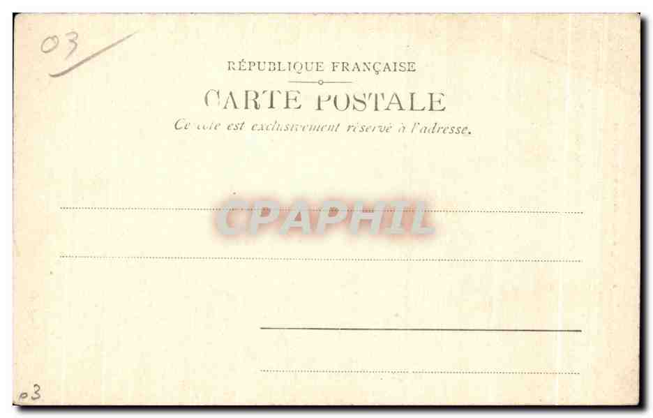 CPA Vichy L Eden Theatre — Verso