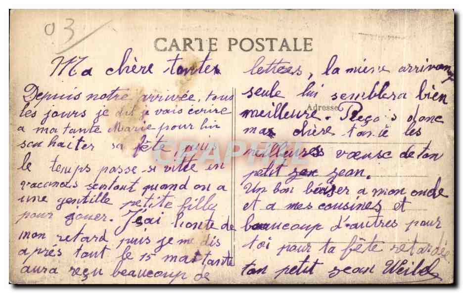 CPA Neris Les Bains Les Rivalles Hotel et Villas — Rückseite