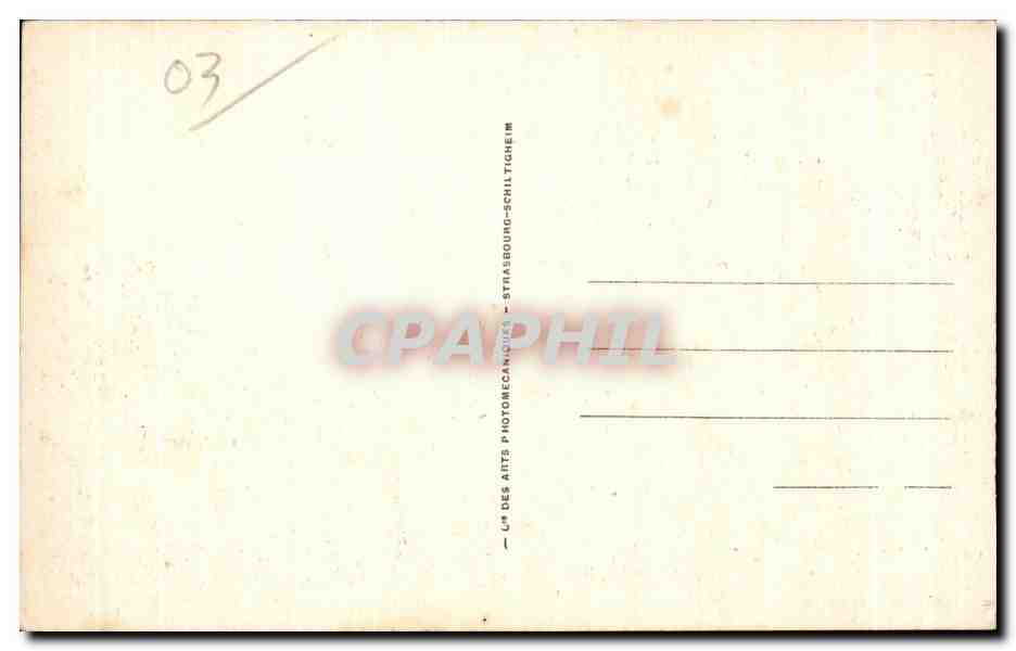 CPA Neris les Bains Pare des Chaudes — Rückseite