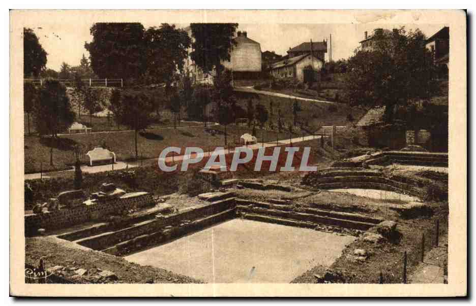 CPA Neris les Bains Allier Piscines romaines