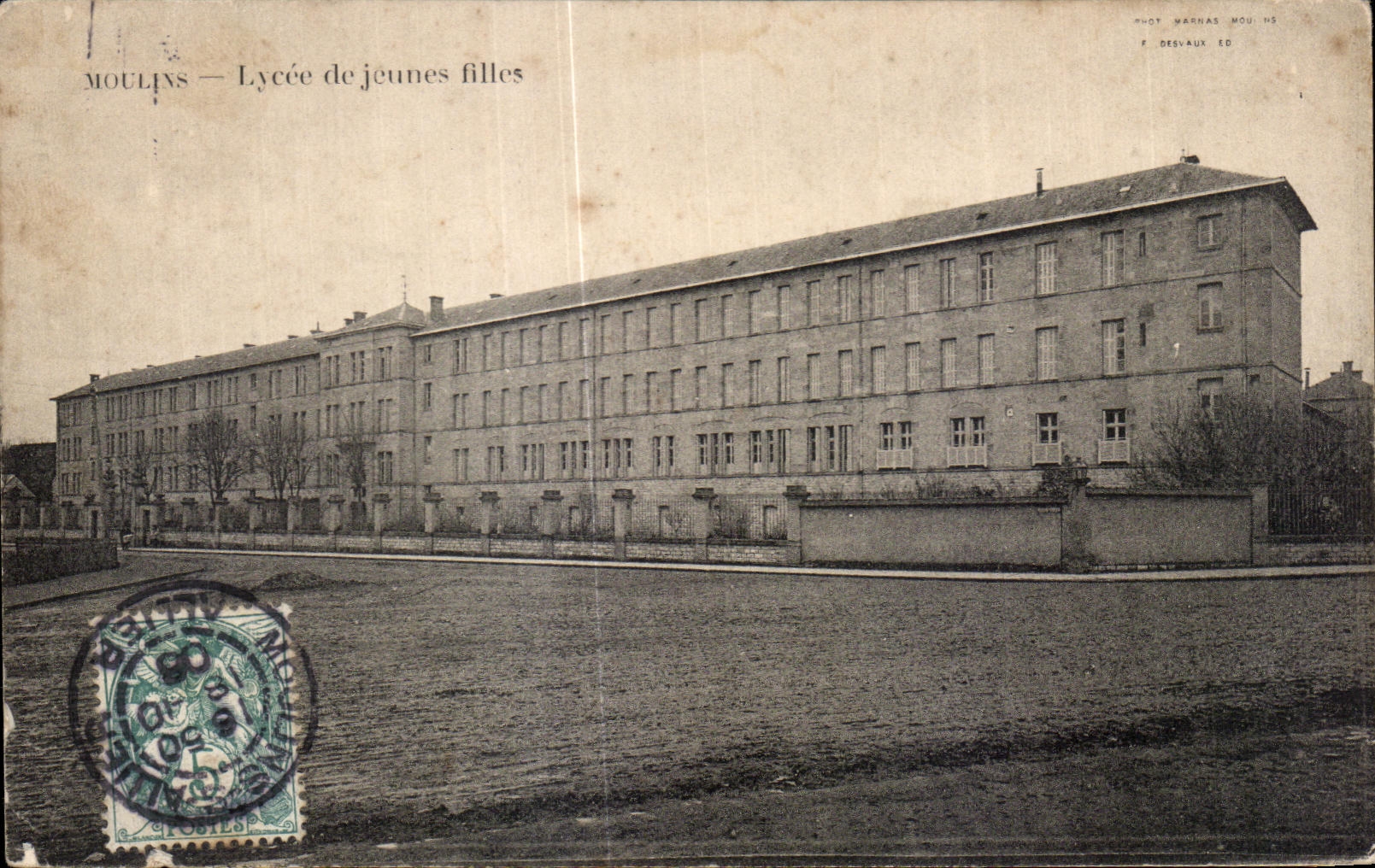 CPA Moulins Lycee de Jeunes filles