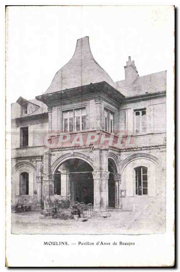 CPA Moulins Pavillon a anne de Beaujeu