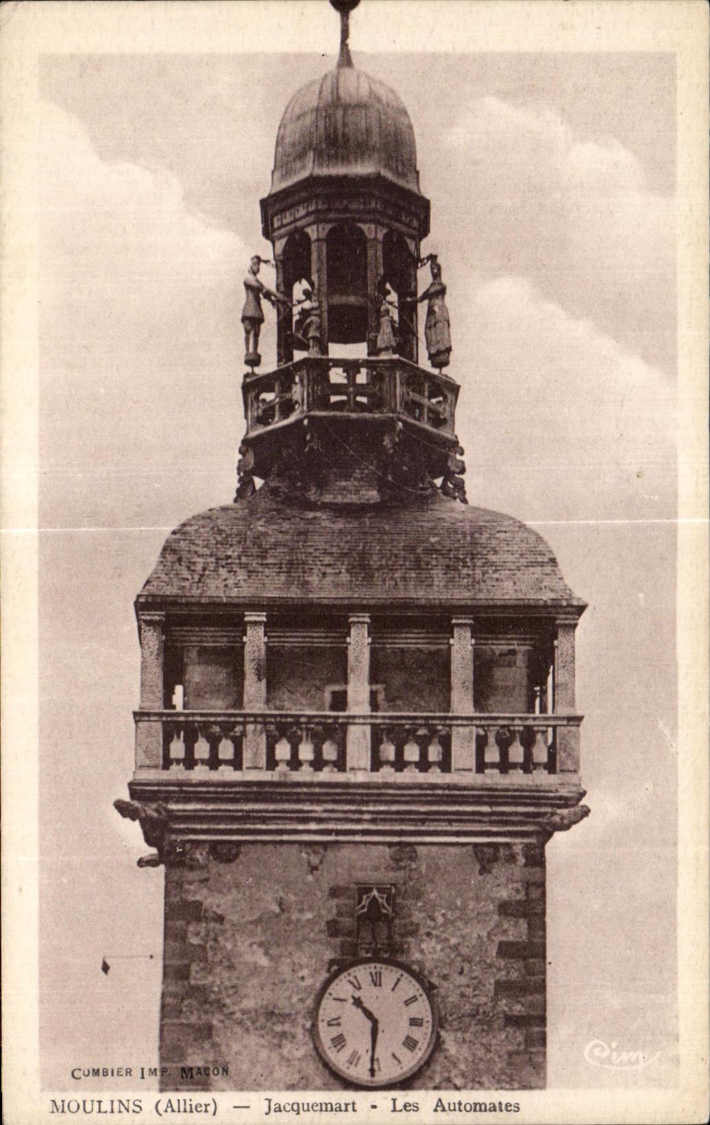 Moulins (Allier) — Jacquemart — Les Automates — Cumbier Imp. Mason