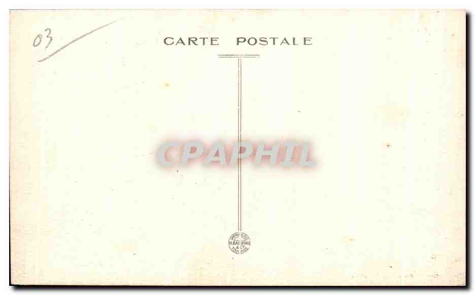 CPA Montlucon Le Pont saint Pierre reliant la vielle  — Rückseite