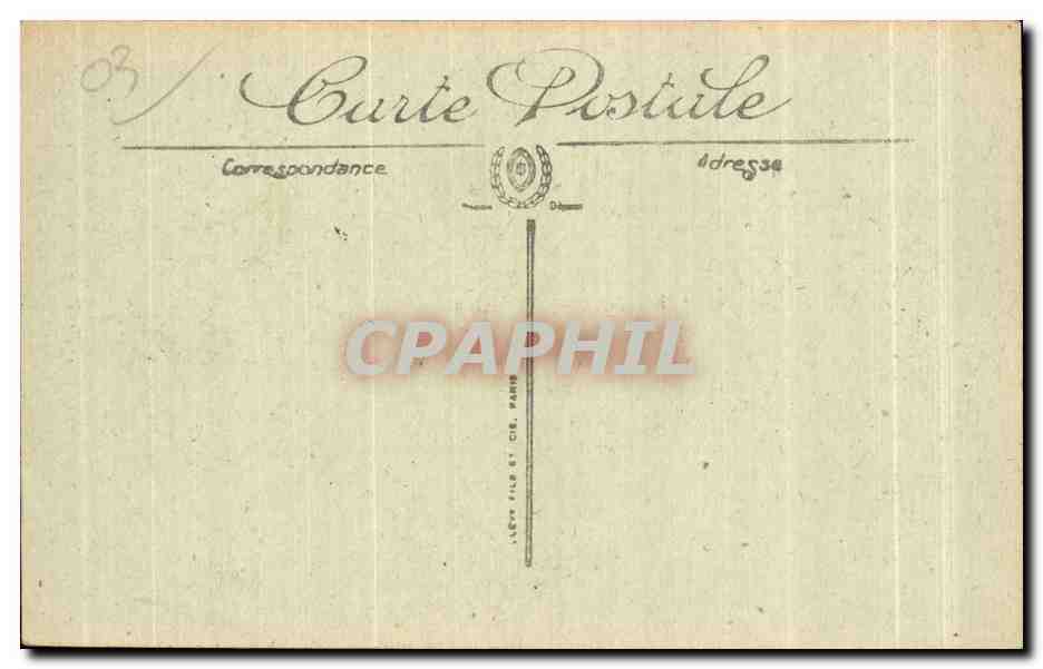 CPA De Bourbon Saint Menoux l Eglise le Choeur — Verso