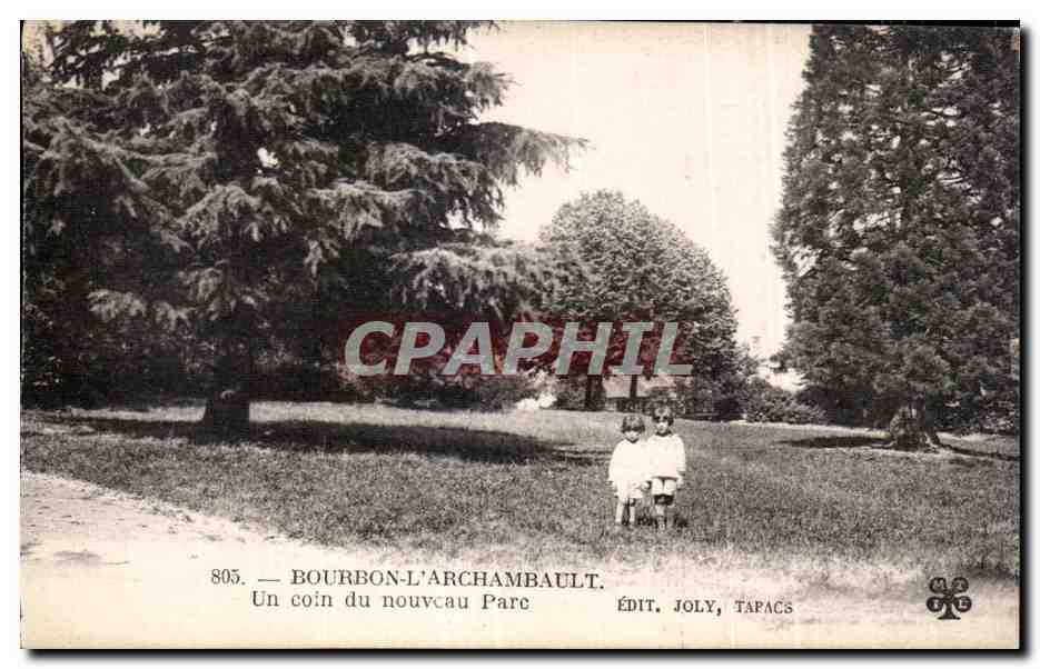 CPA Bourbon l Archambault Un Coin du nouveau Parc Enfants 