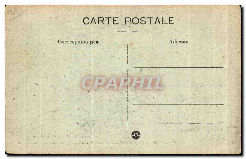 Braîne (Aisne) — L'Église vue de la Prairie — L. C. H., visé Paris — Reverso