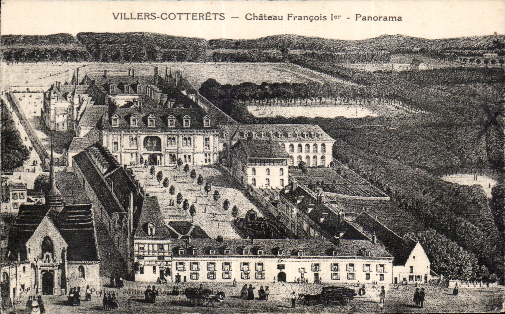 Villers-Cotterêts — Château François Ier — Panorama