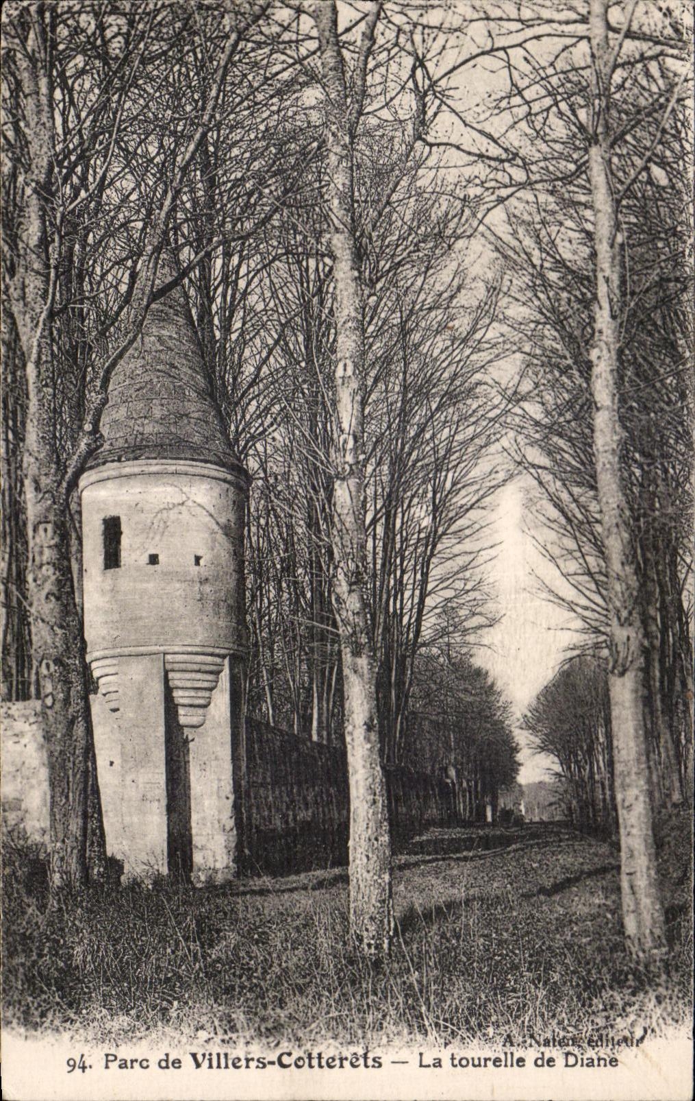 Parc de Villers-Cotterêts — La tourelle de Diane — A. Nateur, éditeur