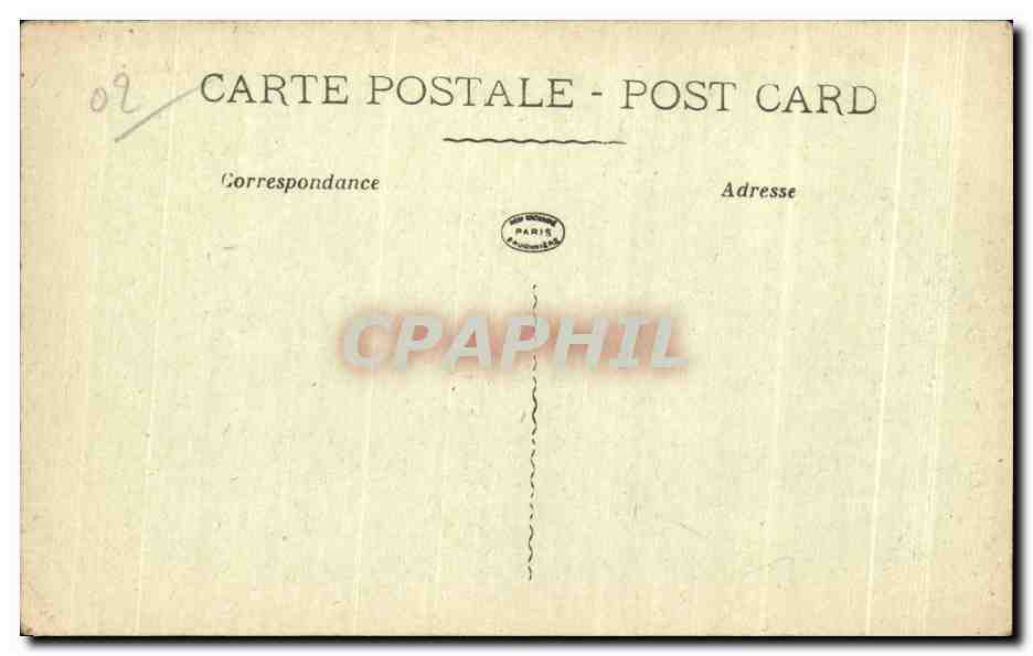 Ruines de DUCY-le-CHATEAU — L'Hôtel de Ville — éditeur CPAPHIL, n° 3996 — Verso