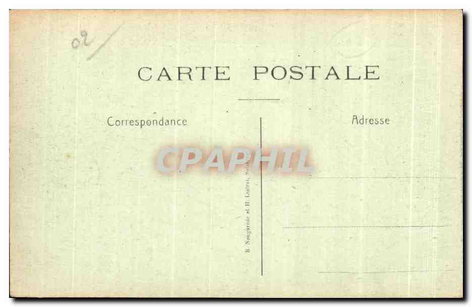 CPA L Eglise d Anizy Chateau Militaria  — Rückseite