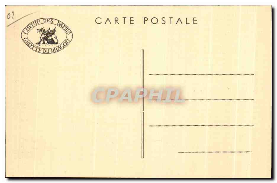 CPA Chemin des Dames Entree de la Caverne prise de l Interieur Militaria — Rückseite