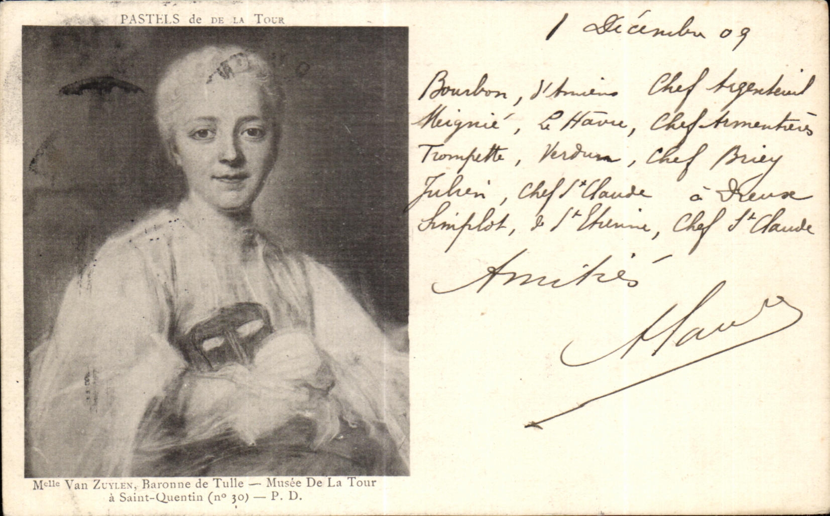 Melle Van Zuylen, Baronne de Tulle — Musée De La Tour — P.D.