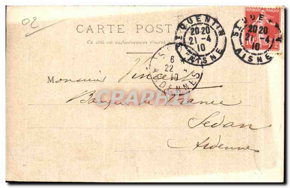 CPA Musee de la Tour St Quentin La DAuphine Marie Josephe de Saxe  — Rückseite