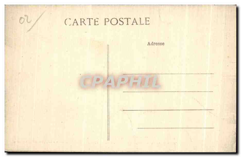 Basilique de St-Quentin — Série de trous de mine préparés par les Allemands pour faire sauter l'édifice — L. Lemaréchal, phot-édit. St-Quentin — Verso