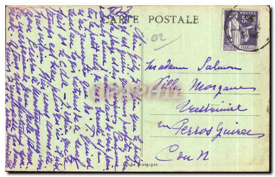 Laon (Aisne) — Vue panoramique — Édit. H. Autron, Journaux - Chaun — Rückseite