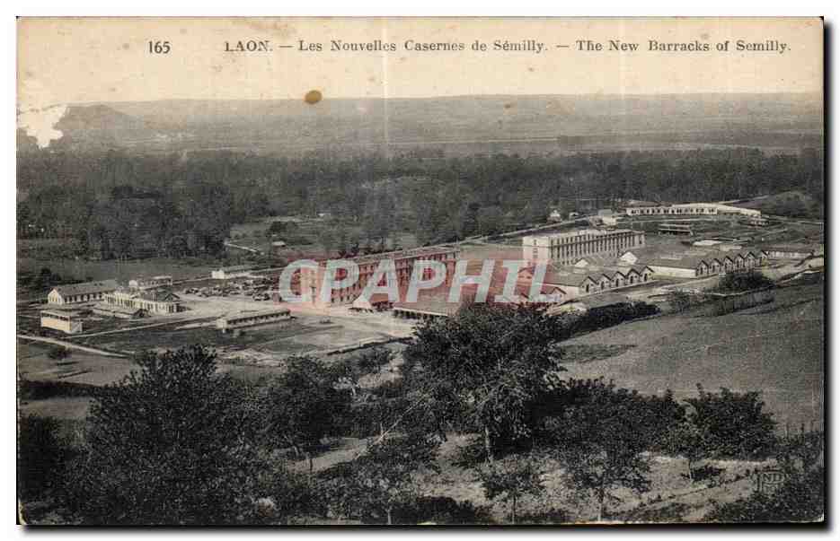 Laon — Les Nouvelles Casernes de Sémilly — Graphphil, n°165