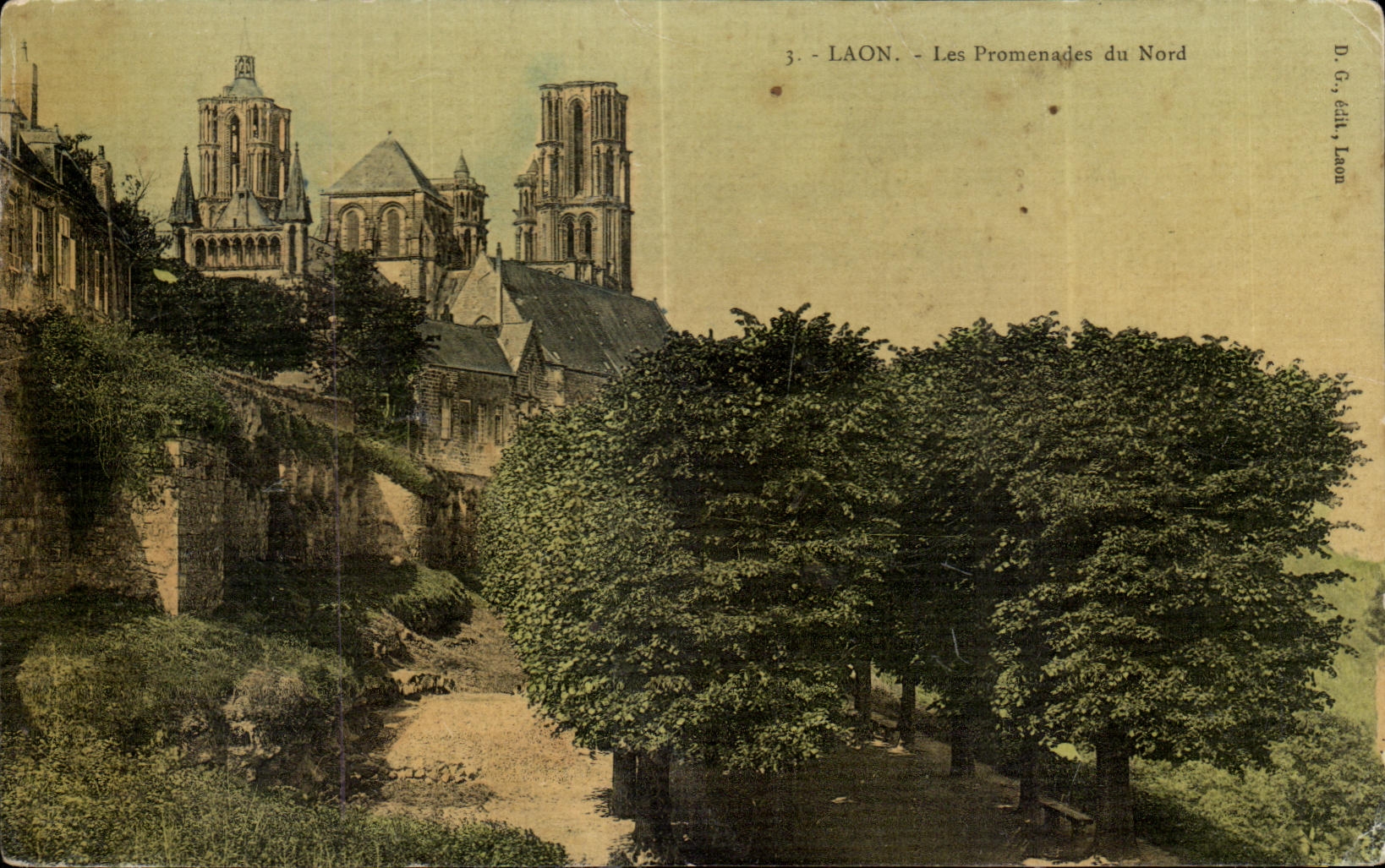 CPA Laon Les Promenades du Nord