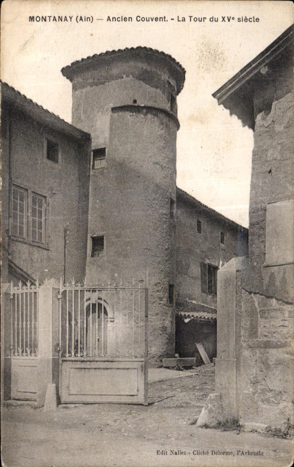 CPA Montanay (Ain) Ancien Couvent La Tour du XV siecle
