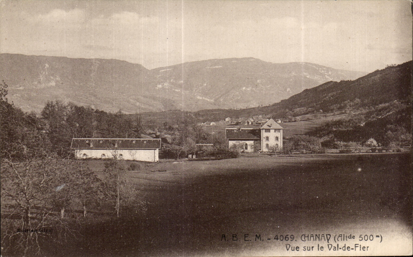CPA Chanay Vue sur le Val de Fier