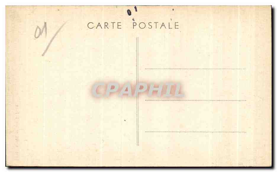 CPA Domsure Ain Interieur de l Eglise Christ  — Rückseite