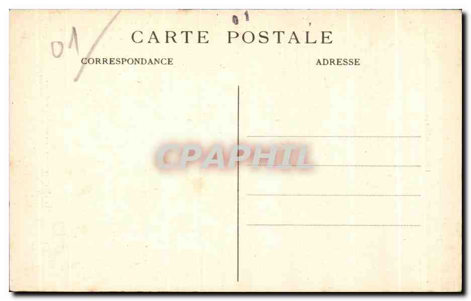 CPA Domsure Ain L Eglise et les Fonts baptismaux — Back