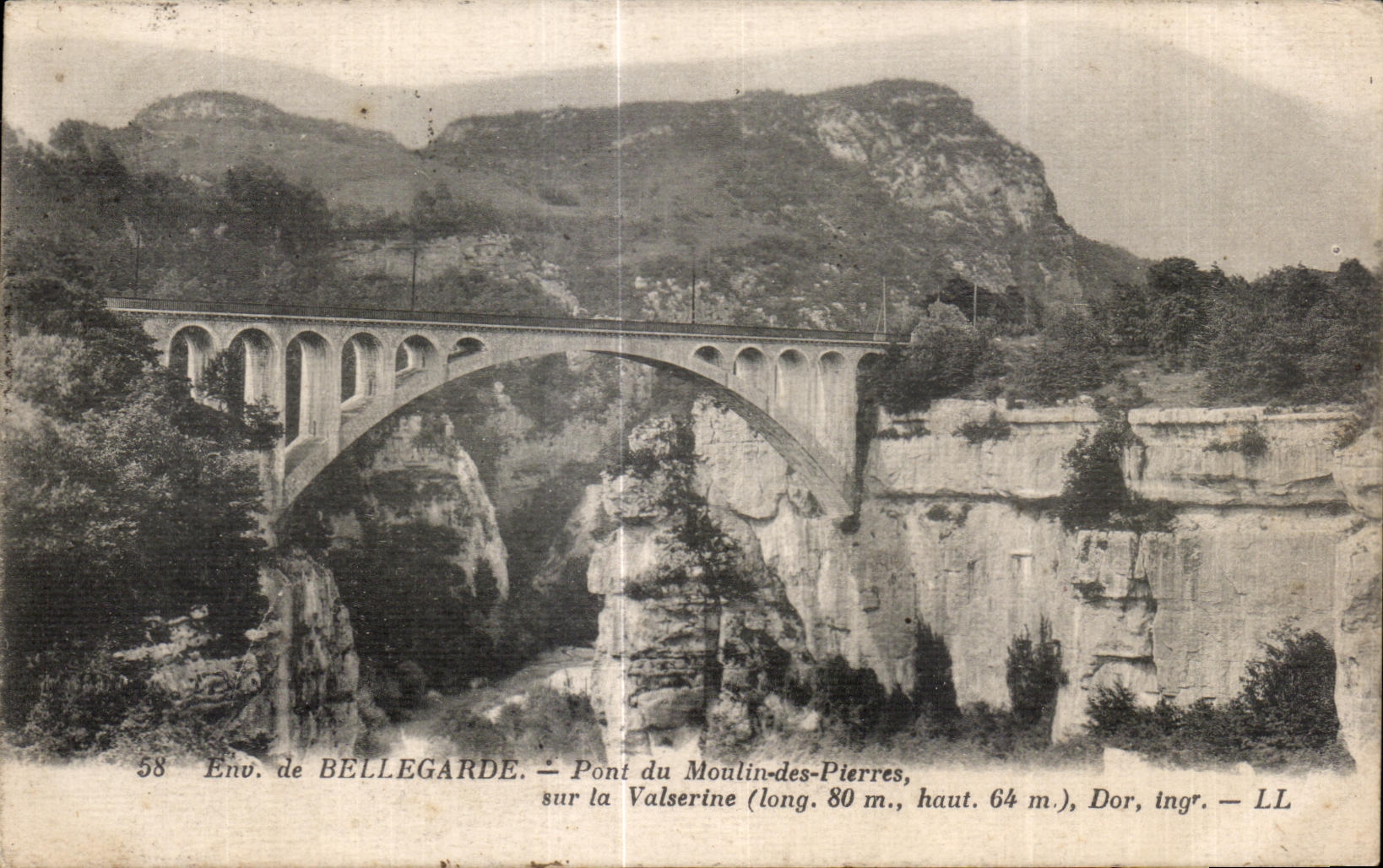 CPA Enu de Bellegarde Pont du Moulin des Pierres