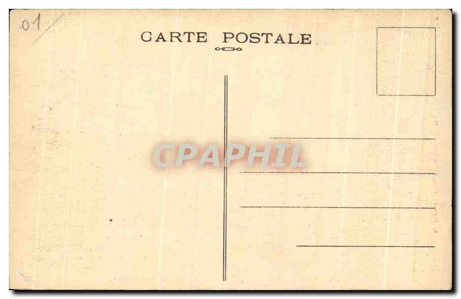 CPA Bellegarde Ain La Perte du Rhone et Vue generale — Verso