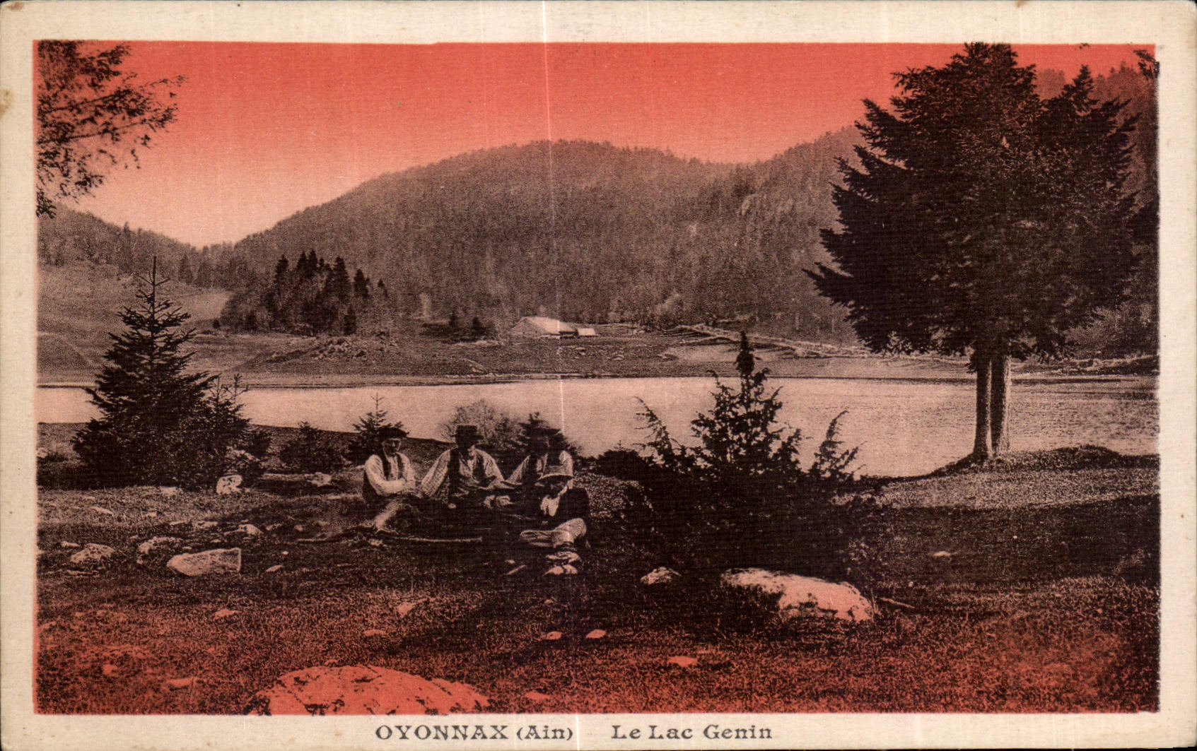 CPA Oyonnax Ain Le Lac Genin