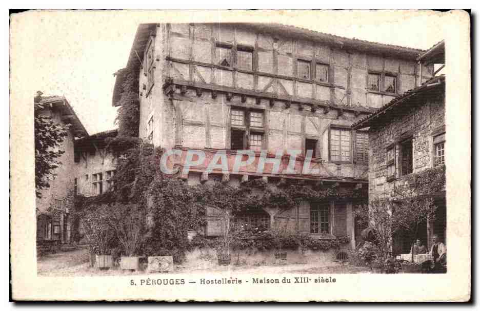 CPA Perouges Hostellerie Maison du XIII siecle