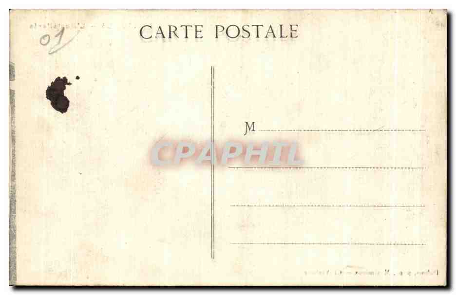 CPA Perouges l Hostellerie — Rückseite