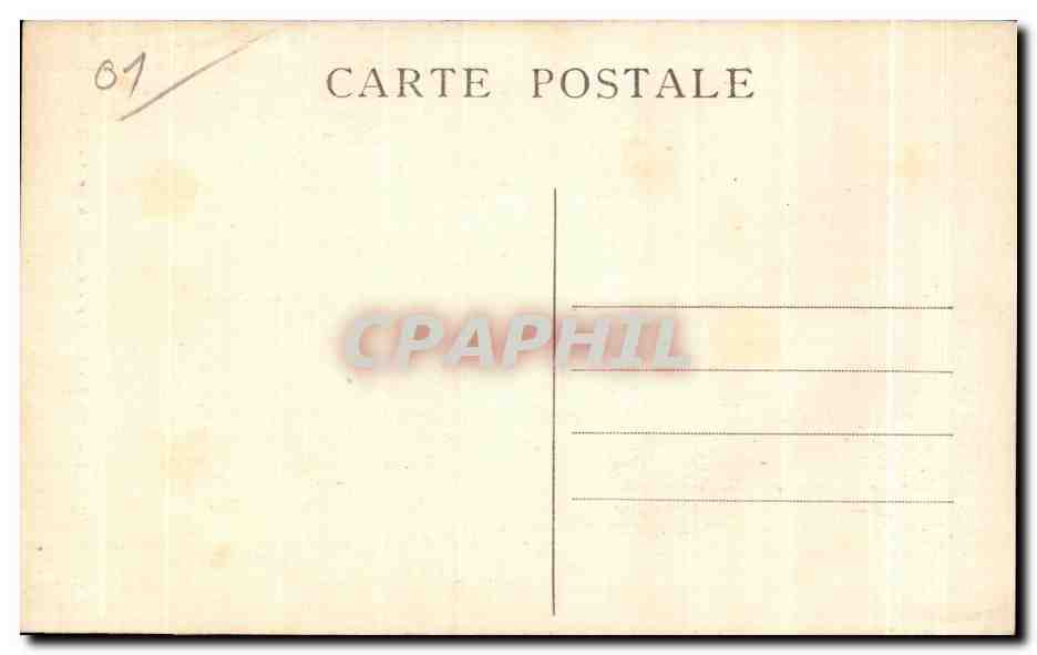 CPA Perouges Rue des Rondes Grenier a Sel — Rückseite