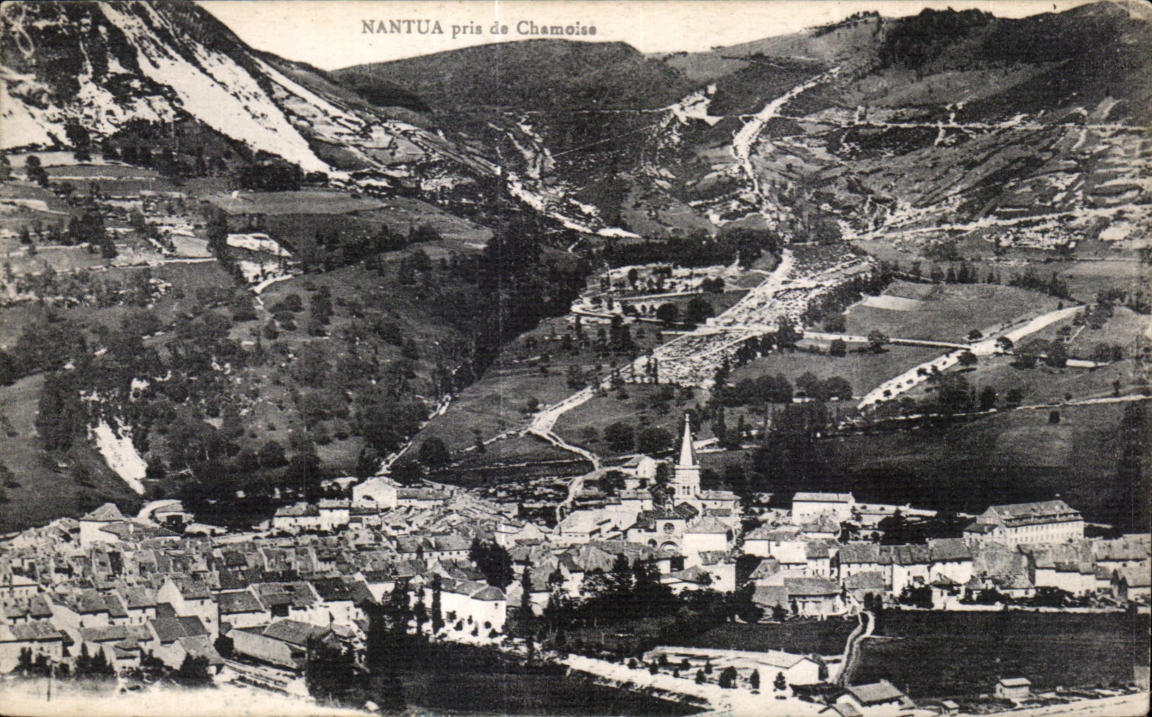 CPA Nantua Nantua pris de Chamoise