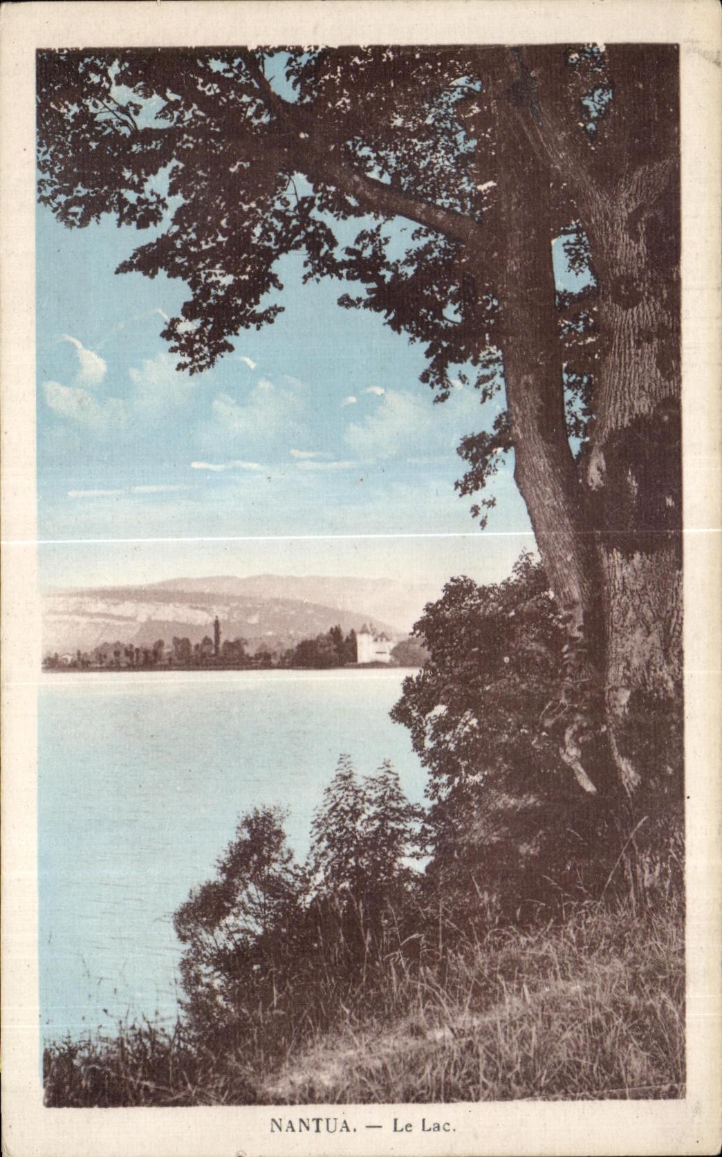 CPA Nantua Le Lac