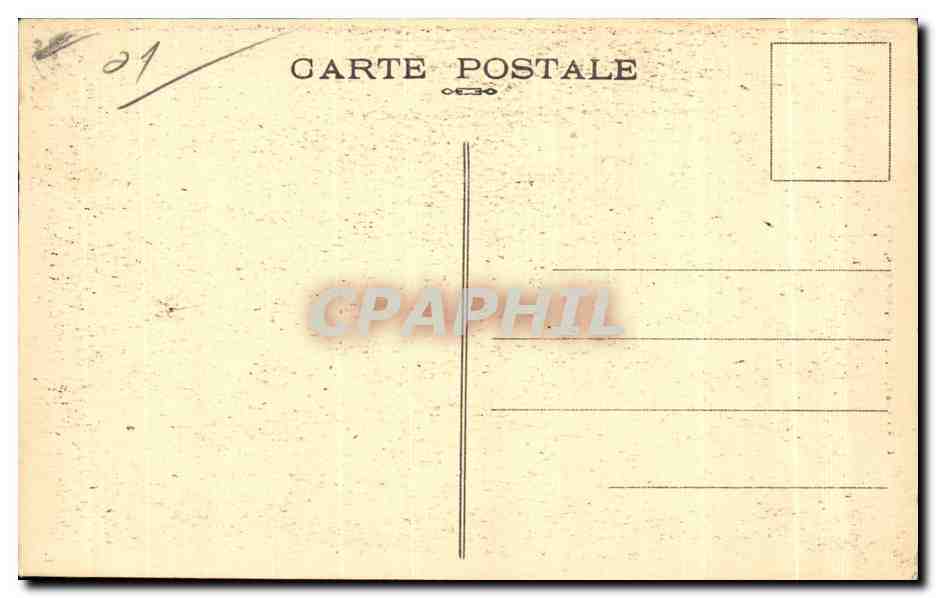 CPA Gex L Eglise et le Col de la Faucille — Rückseite