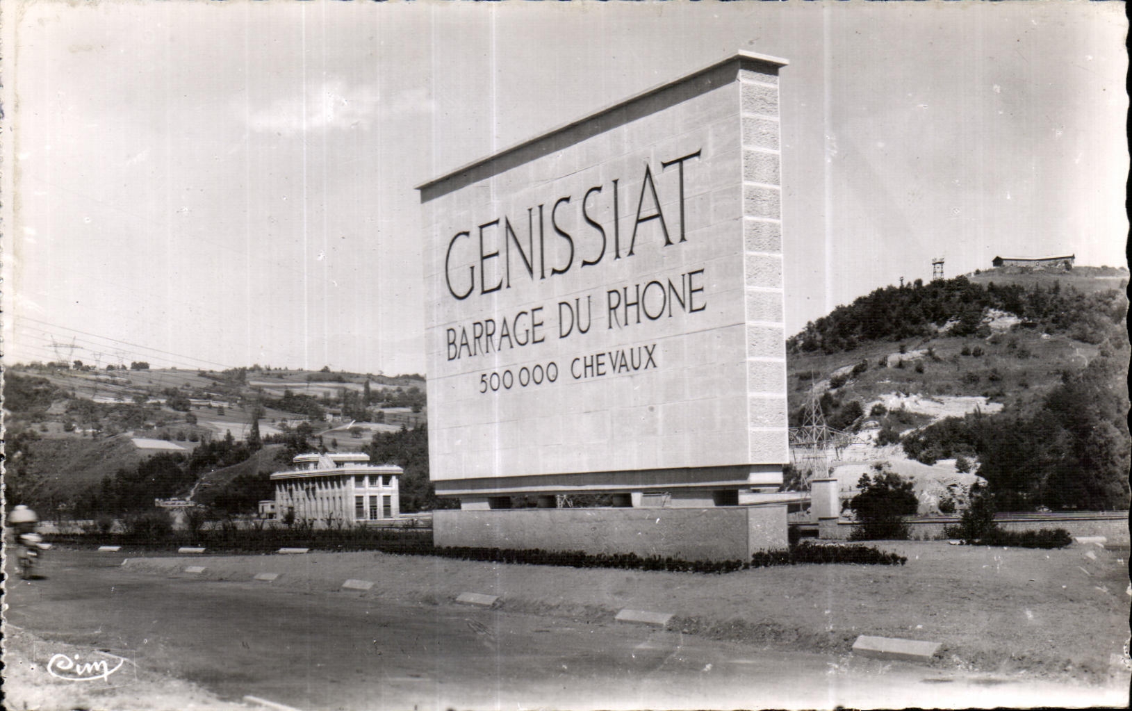 CPA Barrage de Genissiat 1950 Ain Monument commemorrlif