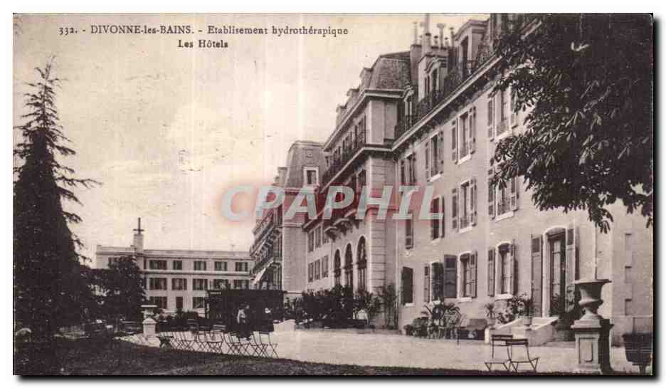 CPA Divenne les Bains Etablisement hydrotherapique Les Hotel