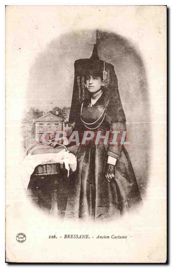 CPA Bressane Ancien Costume Folklore 
