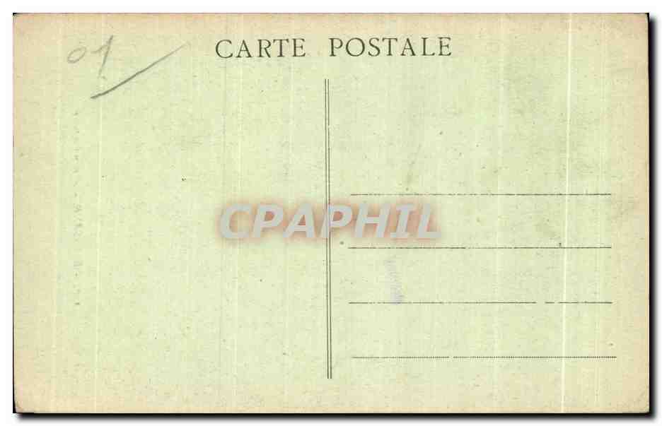 CPA Bressane Ancien Costume Folklore  — Verso