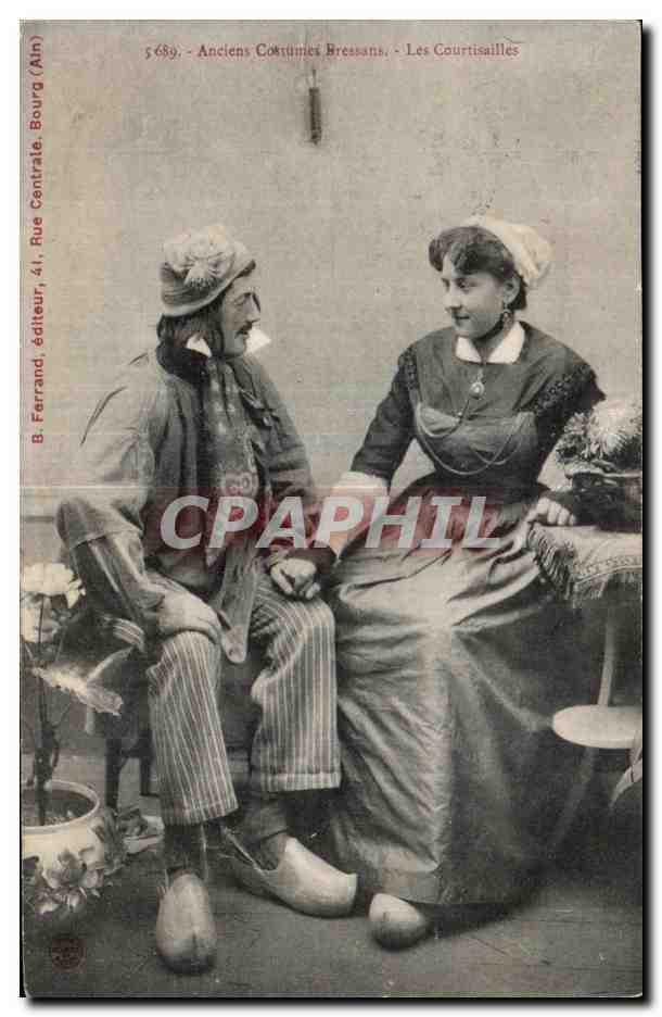 Anciens Costumes Bressans - Les Courtisailles (Ain) — B. Ferrand, éditeur, 41, Rue Centrale