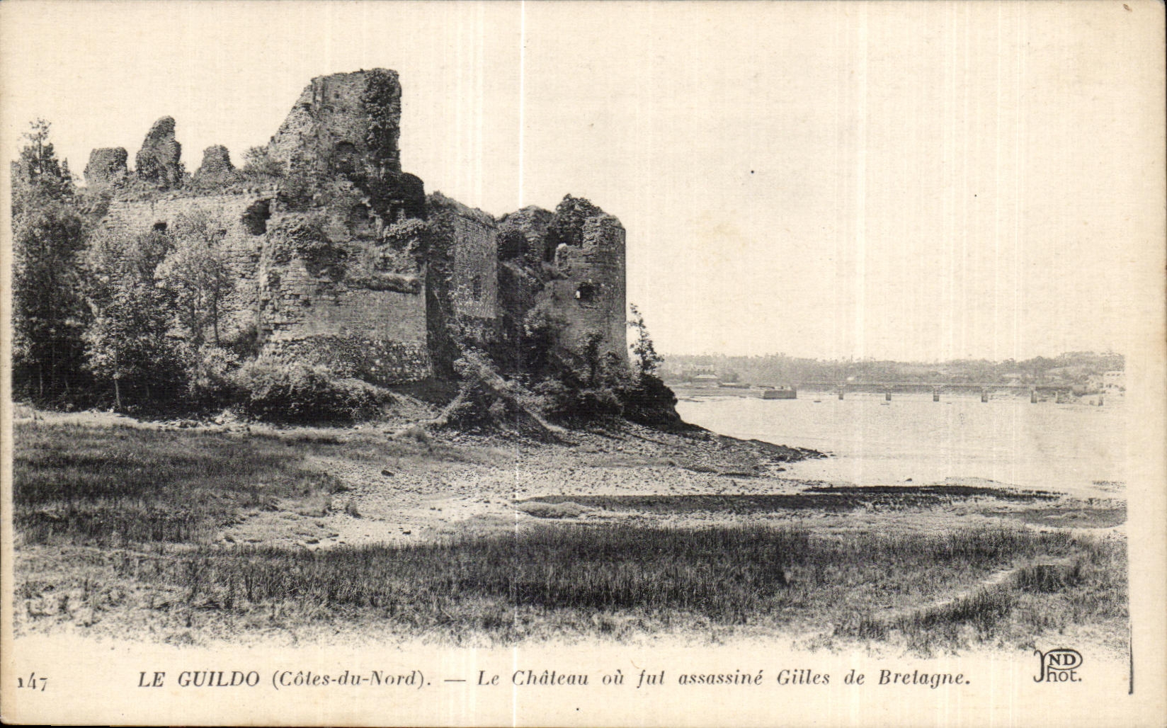 Le Guildo (Côtes-du-Nord) — Le Château où fut assassiné Gilles de Bretagne — JND Phot.