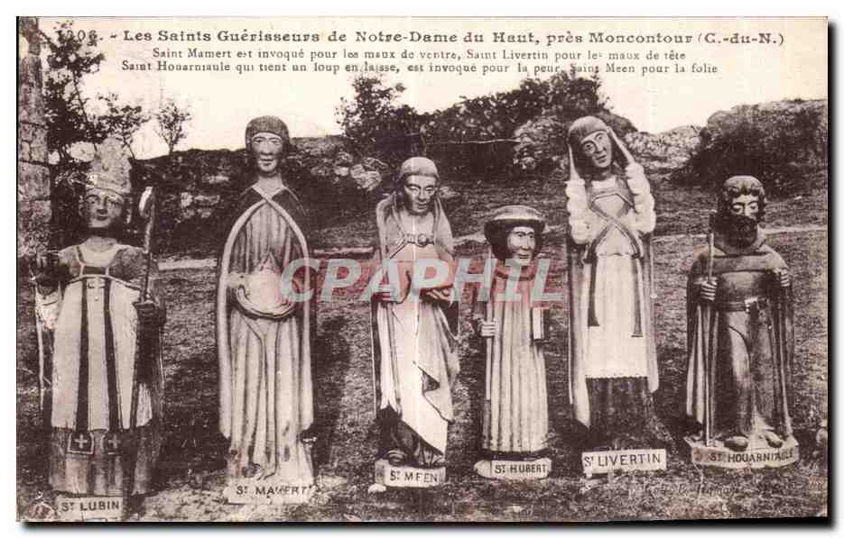 The Holy Healers of Notre-Dame du Haut, near Moncontour (Côte-d'Or) — series 1206 — unidentified publisher
