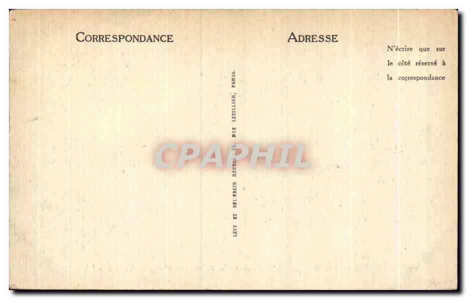CPA Saint Malo Interieur de la Cathedrale Interior of the Cathedral — Verso